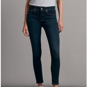 Rag & Bone Cate Mid-rise Ankle Skinny Jeans Dark Indigo Size 31